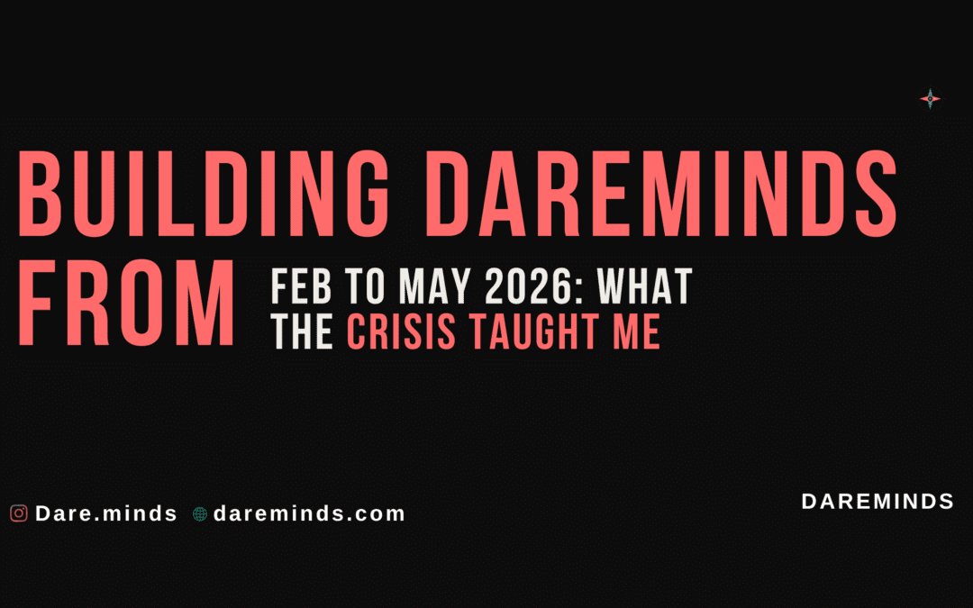 Building DareMinds from Feb to May 2026 What the Crisis Taught Me
